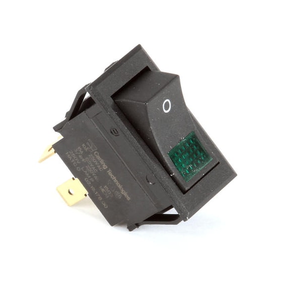 Switch Roc DPST 250 Volt 10 Amp Green
